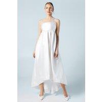 Coast Women's Twill High Low Wedding Dress in Ivory | Size: 8