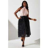 Coast Women's Cornelli Mesh Ballerina Skirt in Black | Size: 8