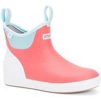 XTRATUF Women's Ankle Deck Boot Eco in Coral | Size: 4