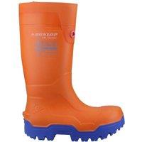 Dunlop FIELDPRO THERMO+ Safety Wellington Boots in Orange | Size: 6