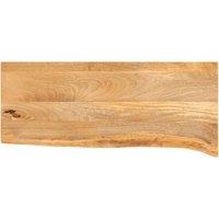 Table Top Live Edge 90x20x3.8 cm Solid Wood Mango