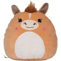 Mumbles Squidgy Pony Plush Toy in Light Brown