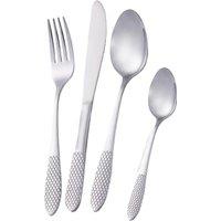 Royalford 16 Pieces Stainless Steel Cutlery Set for 4 People in Silver