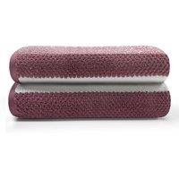 GAVENO CAVAILIA Royale Stripe Towels Dark Pink | Size: Bath Sheet
