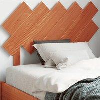 Berkfield Home Headboard Wax Brown 100 cm Solid Wood Pine