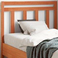 Berkfield Home Headboard Wax Brown 100 cm Solid Wood Pine