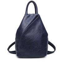 Fontanella Fashion Women's Kira PU Convertible Backpack in Navy