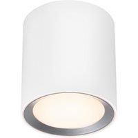 Nordlux Modern Indoor Surface Downlight White Metal Intergrated LED 3-Level Dimming - Mains Powered, IP44