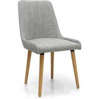 Shankar Capri Flax Effect Grey Weave Dining Chair