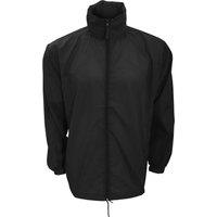 Kariban Men's Casual Windbreaker Jacket in Black | Size: Medium