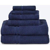 Allure Bath Fashions Hotel Essentials Cotton 6 Piece Towel Set in Navy
