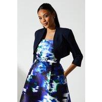 Coast Women's Crop Sleeve Bolero Jacket in Navy | Size: 10