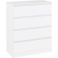 Seconique Malvern 4 Drawer Chest in White