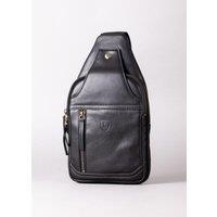 Lakeland Leather 'Keswick' Leather Sling Bag in Black