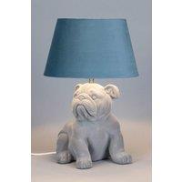 BHS Lighting Boris Bulldog Table Lamp in Teal