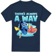 Disney Finding Nemo Dory There'S Always A Way T-Shirt Navy | Size: Small