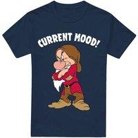 Snow White And The Seven Dwarfs, Current Mood, Grumpy T-Shirt Navy | Size: XL