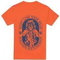 Disney Hocus Pocus Don'T Lose Your Head William Butcherson T-Shirt Orange | Size: Medium