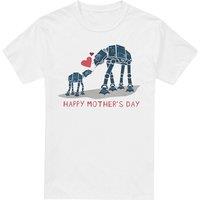 Star Wars Happy Mothers Day T-Shirt White | Size: 2XL