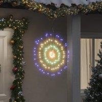 Berkfield Home Christmas Starburst Light 140 LEDs Multicolour 17 cm