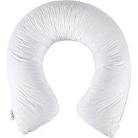 Homescapes U Shaped Comfort Pregnancy Pillow Super Microfibre in White