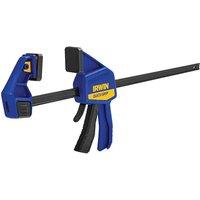 Irwin Quick-Grip Quick-Change Medium-Duty Bar Clamp 450Mm (18In) in Blue