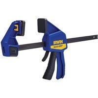 Irwin Quick-Grip Quick-Change Medium-Duty Bar Clamp 300Mm (12In) in Blue