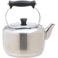 La Cafetiere Deluxe Traditional Stainless Steel Kettle 2 Litres, Gift Boxed in Metallic Silver