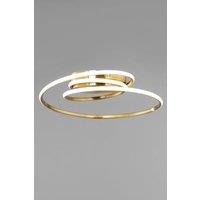 BHS Lighting Pei Flush Ceiling Light in Gold