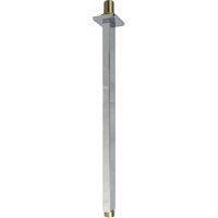 Nes Home Chrome 360mm Rectangular Ceiling Shower Arm in Silver
