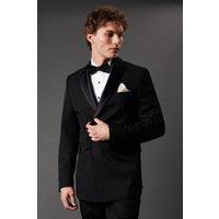 Burton Men's Black Double Breasted Tuxedo Jacket | Size: 38R