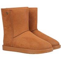 Hy Women's Chisworth Fleece Waterproof Ankle Boots in Camel | Size: 8