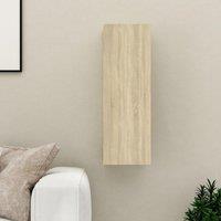 Berkfield Home TV Cabinet Sonoma Oak 30.5x30x90 cm Engineered Wood in Brown