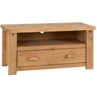 Seconique Tortilla 1 Drawer Flat Screen TV Unit in Light Oak