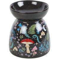 KDMD Dark Forest Print Oil Burner in Black