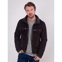 Lakeland Leather Men's 'Buccaneer' Sheepskin Jacket in Brown | Size: 44R