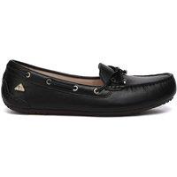EverAu Australia Women's Grebes Leather Loafer in Black | Size: 5