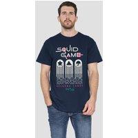 Squid Game Men's DALGONA CANDY SHAPES T-Shirt in Navy | Size: Small