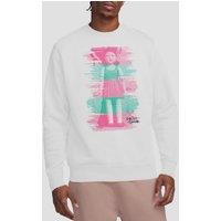 Squid Game Men's YOUNG-HEE RED LIGHT GREEN LIGHT Sweatshirt in White | Size: XL