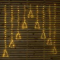 Samuel Alexander 1.2m x 1.2m FlexiBrights Christmas Tree Curtain Lights with 258 Warm White LEDs