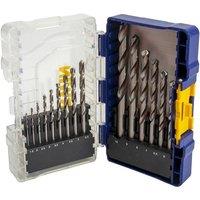 IRWIN HSS Titanium Metal Drill Bit Set, 13 Piece in Silver