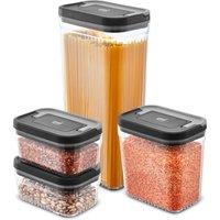 Tower Good Food in partnership 4 Piece Food Storage Set, Transparent GF847080 in Clear | Size: A