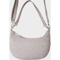'Wonder Weave' Real Leather Woven Designer Shoulder Crossbody Bag