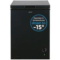 Igenix Freestanding Chest Freezer, 99 Litre in Black