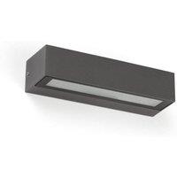 Netlighting Lako Integrated LED Down Lighter Outdoor Wall Light Grey 3000K IP65