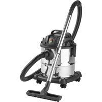 Daewoo Wet & Dry Cylinder Vacuum Cleaner 1000W 20 Litre Dust Tank for Outdoor & Indoor in Silver