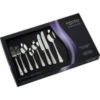 Arthur Price 'Bead' Stainless Steel 44 Piece 6 Person Gift Boxed Cutlery Set in Silver