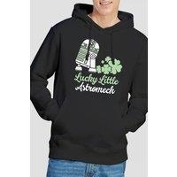 Star Wars Men's St Patrick's Day Lucky Astromech Hoodie in Black | Size: XL