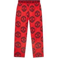 Manchester United FC Men's Lounge Bottoms in Red | Size: 3XL