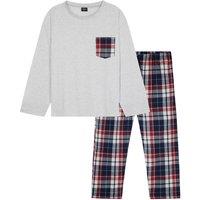 CityComfort Men's Pyjama Set in Grey | Size: 2XL